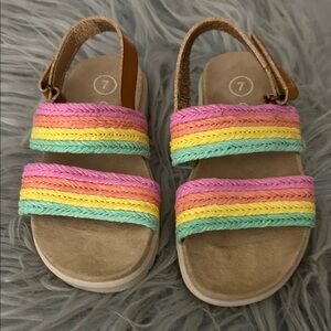 Cat & Jack Kids Rainbow Sandals